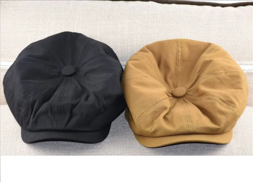Übergroße Herren-Newsboy-Mütze aus 100% Baumwolle, Gatsby Ivy Golf Cabbie Hut, verstellbar für kleine bis große Köpfe, Übergröße – Detail 10