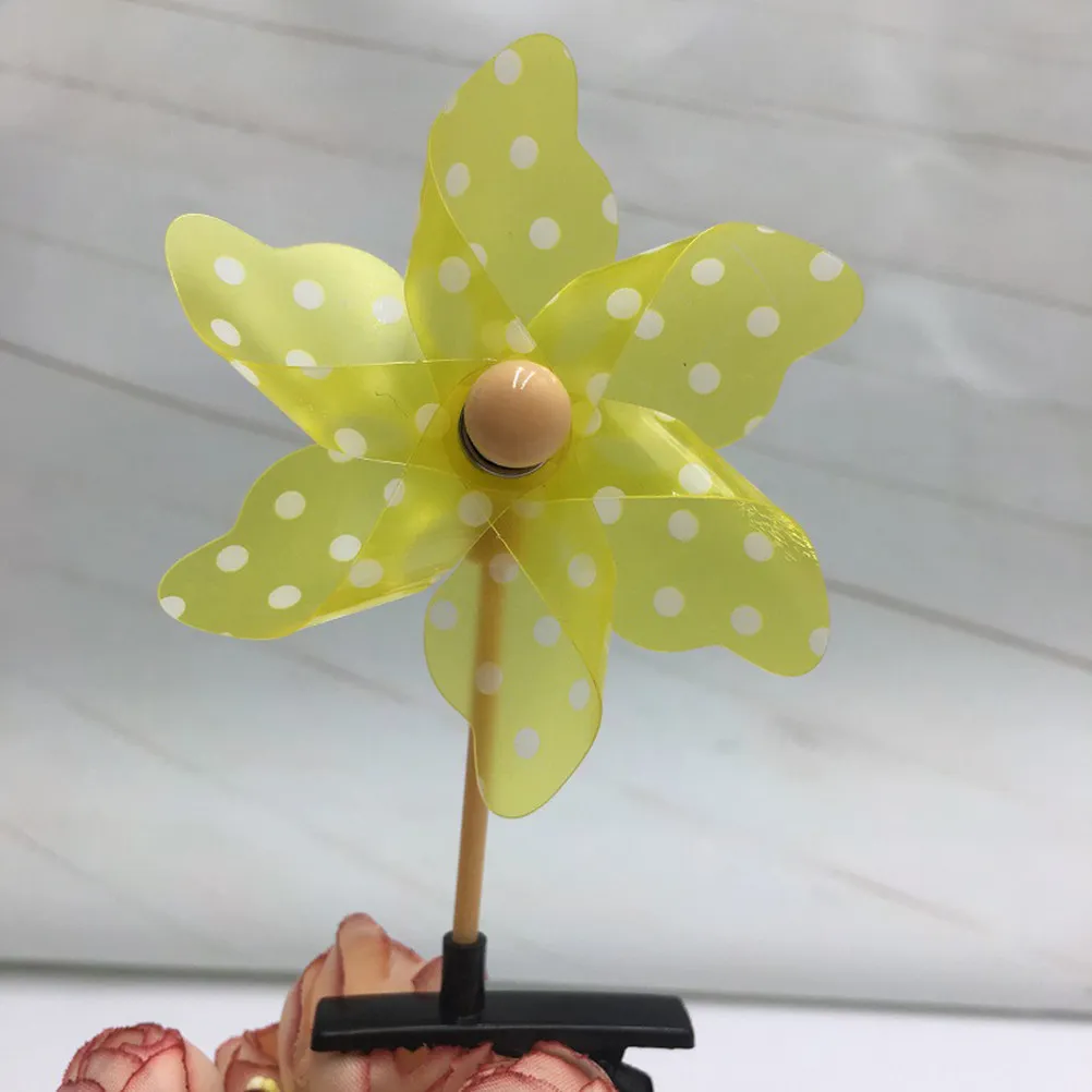 

10 шт. заколок для волос в виде ветряных мельниц, разнообразные очаровательные аксессуары для волос на день рождения