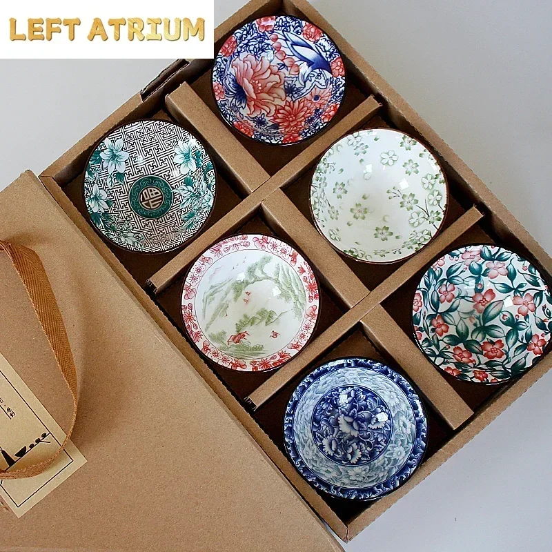 6pcs-chinese-household-teaware-blue-and-white-porcelain-tea-set-hand-painted-cup-puer-black-tieguanyin-ceramic-cups