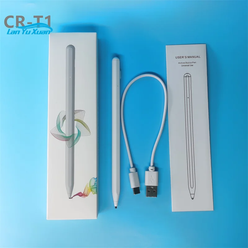 Palm rejection capacitive tablet touch screen active stylus pen for pencil with tilt function