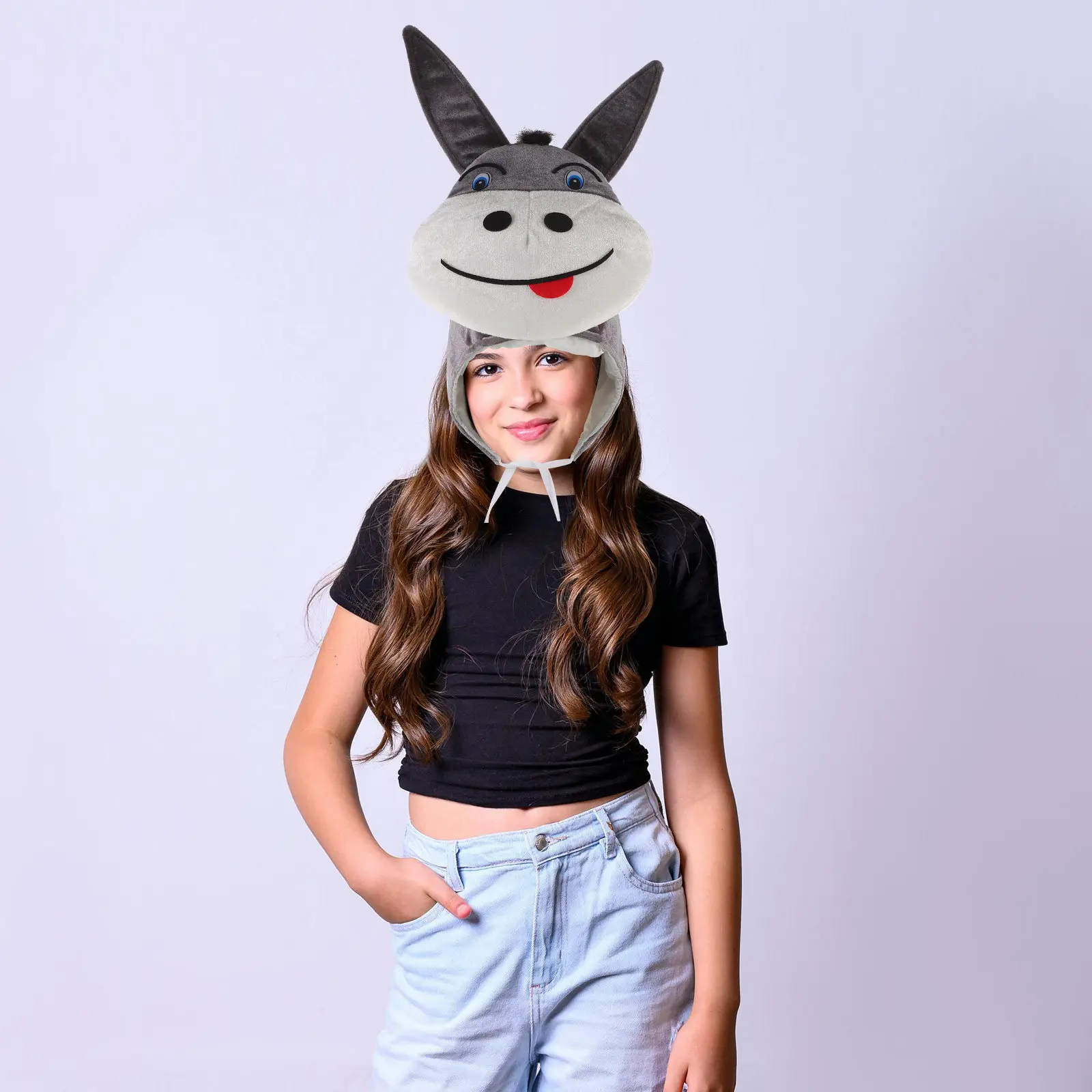 Chapéu de Cosplay de Animal, Acessório Engraçado para Festivais de Inverno, Touca de Animal para Adultos