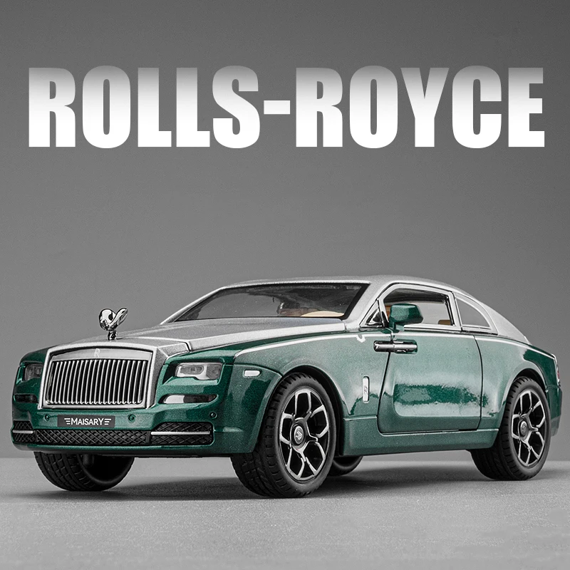 

1:24 Rolls Royce Wraith Mansory Alloy Car Diecasts & Toy Vehicles Car Model Sound and light Pull back Car Toys For Kids Gifts