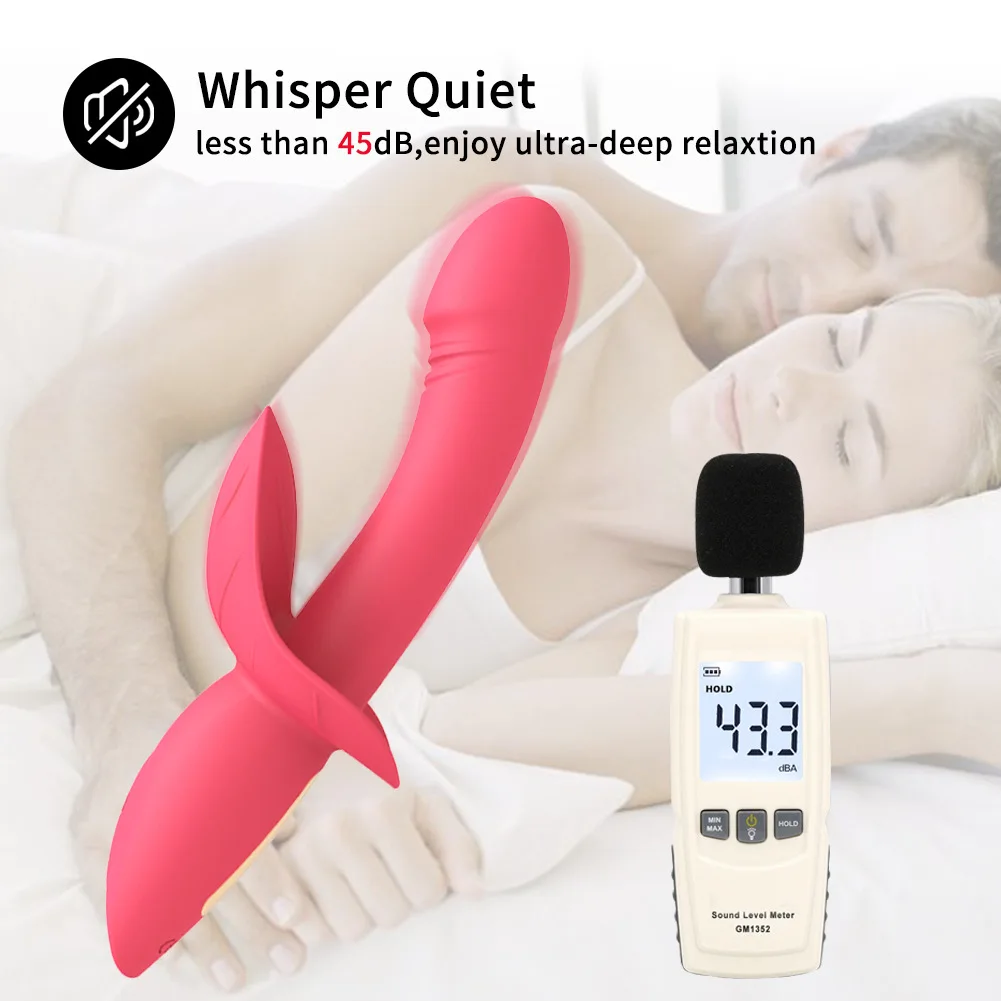 Weibliche Flirten Masturbation Stick Vaginal Pump Massage gerät G-Punkt Stimulation Vibrator Erotik Av Stick Erwachsenen Produkte Sexspielzeug