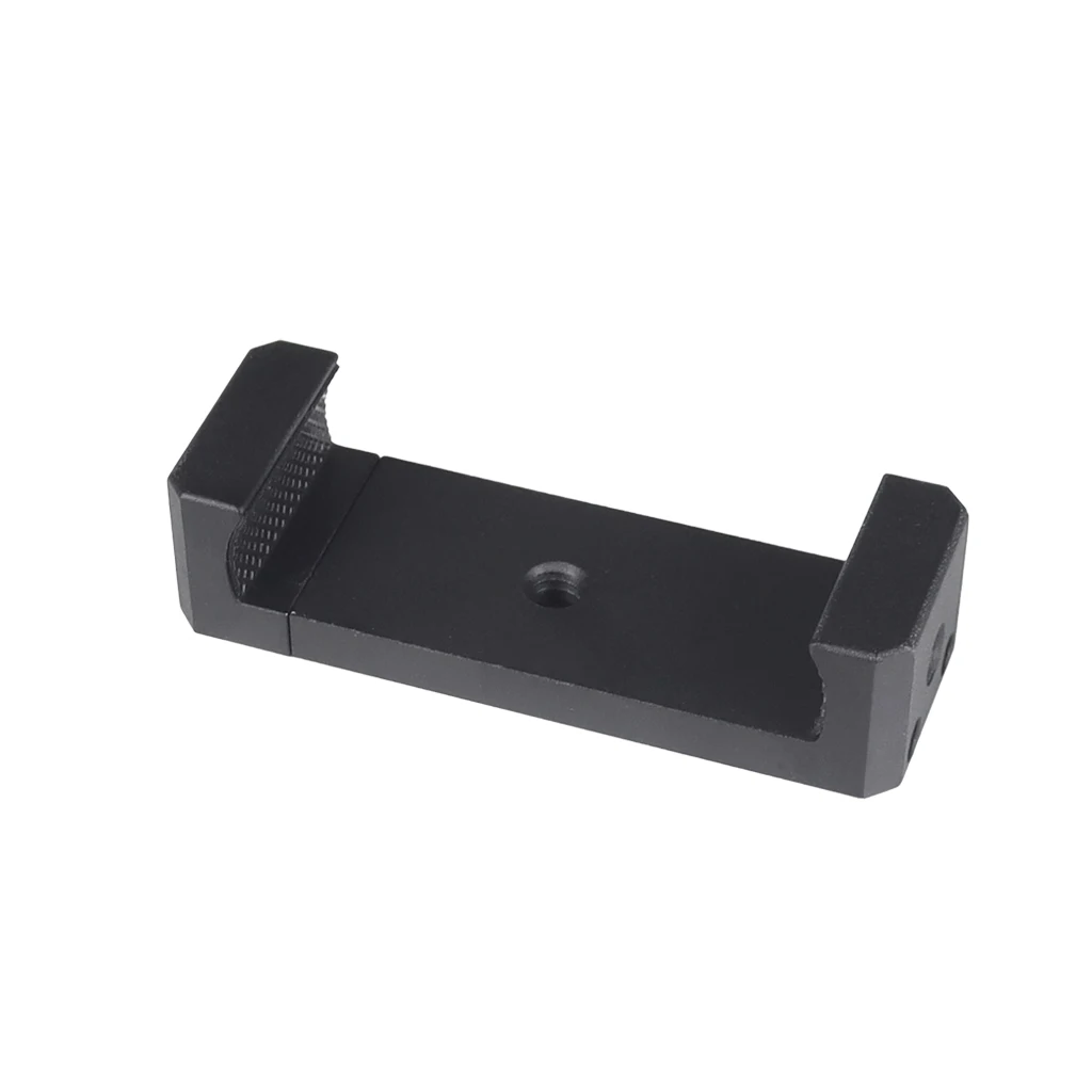 BGNing Aluminium Handy Stativ Halterung Klemmhalter Clip mit 1/4" Blitzschuh Halterung für Smartphone Vlog Licht Video Zubehör – Detail 13