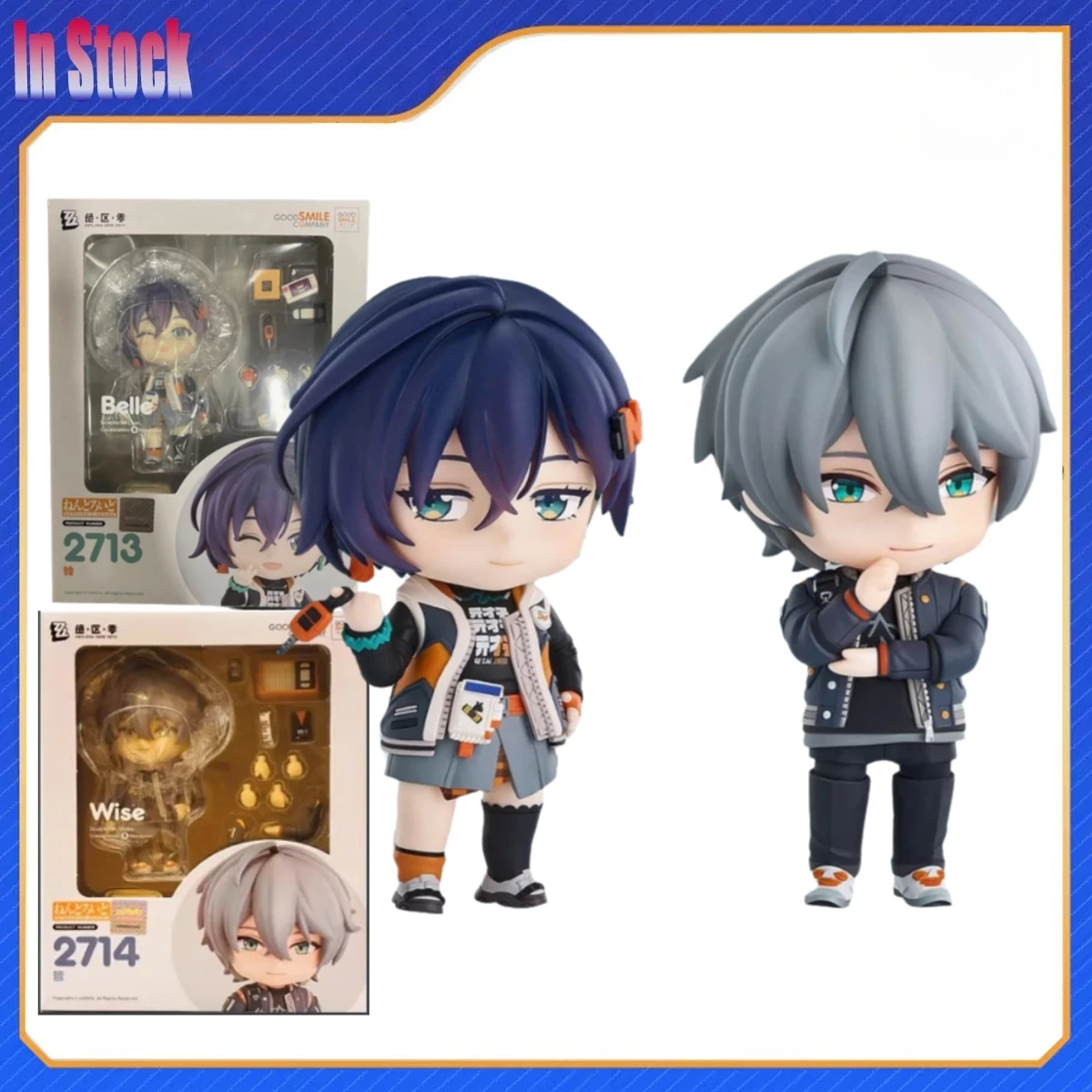 

Оригинальная аниме GSC NENDOROID Zenless Zone Zero 2714 Zero Zhe 2713 Zone Zero, наборы моделей экшн-фигурок для мальчиков и девочек