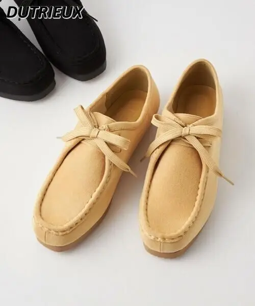 

Summeer Autumn Retro Japanese Harajuku Style Square Toe Casual Flats Female Simple Women's Shoes All-Match Loafers for Ladies