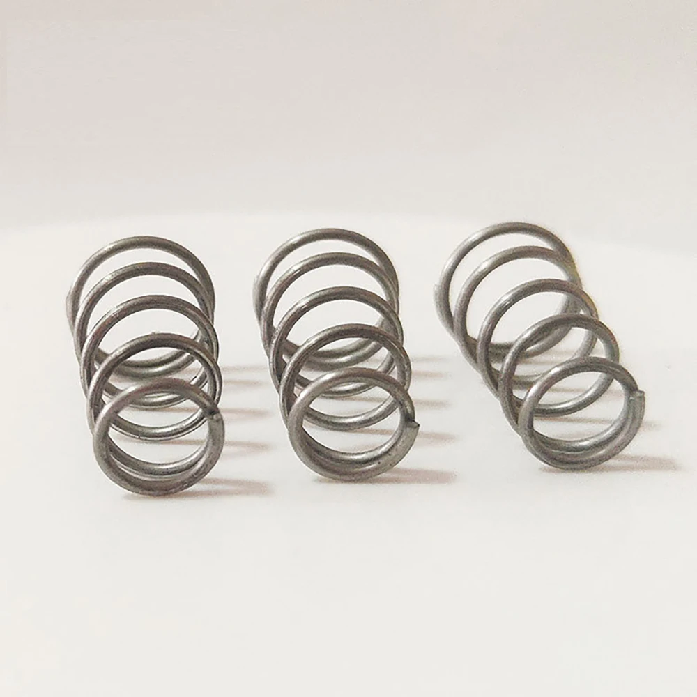 

10Pcs SUS304 Stainless Steel Tower Spring Conical Compression Springs Wire Diameter 0.6mm 0.7mm 0.8mm Battery Springs