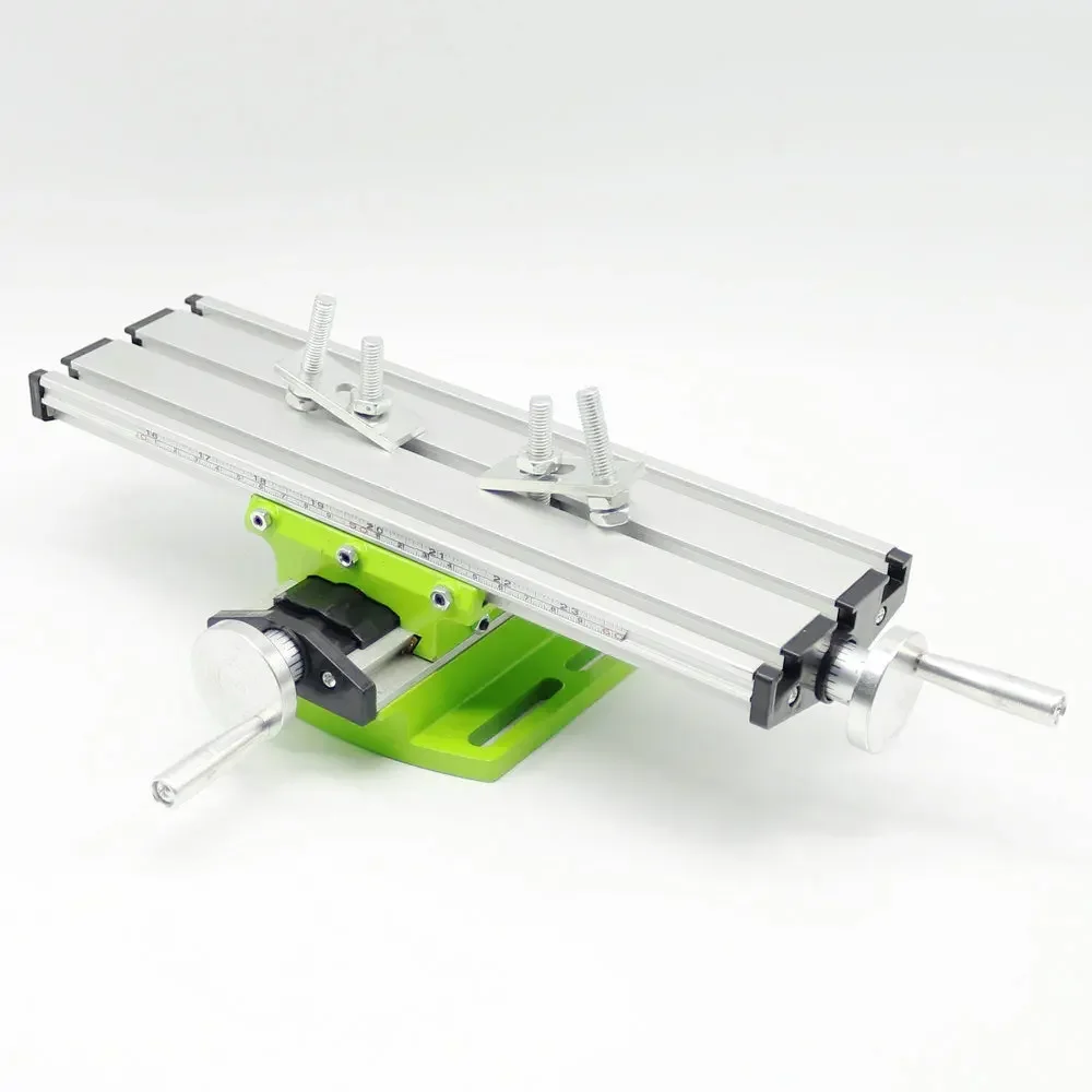 New Miniature precision multifunction Milling Machine Bench drill Vise Fixture worktable X Y-axis adjustment Coordinate table