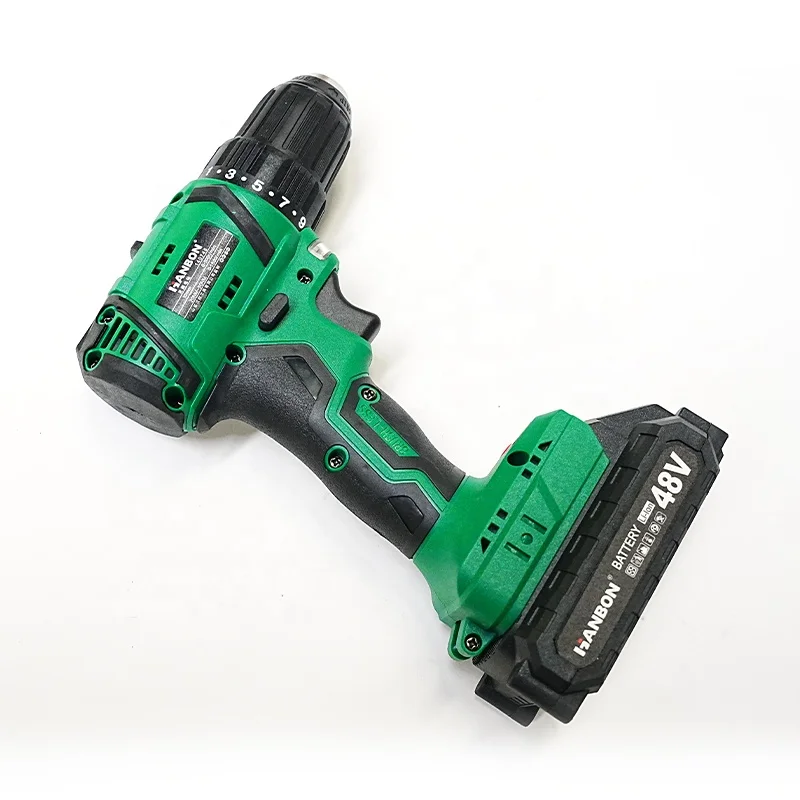 

48V Wireless Brushless Portable Lithium Battery With Electric Impact Drill Screwdriver