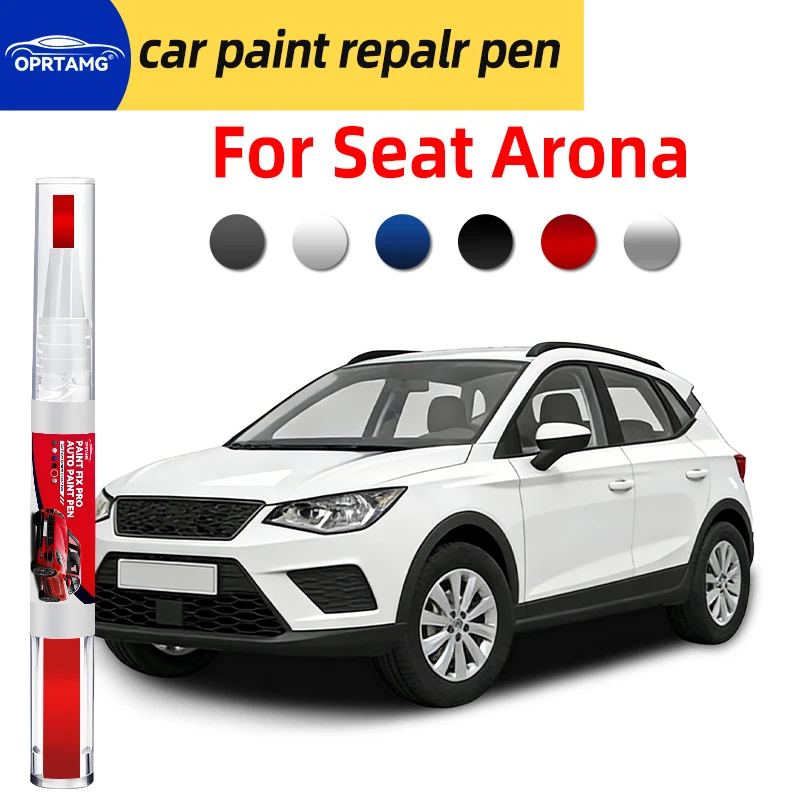 Caneta de pintura para retoque de pintura de carro Seat Arona, ferramentas de detalhamento para reparo de arranhões, acessórios para carro, gadgets de