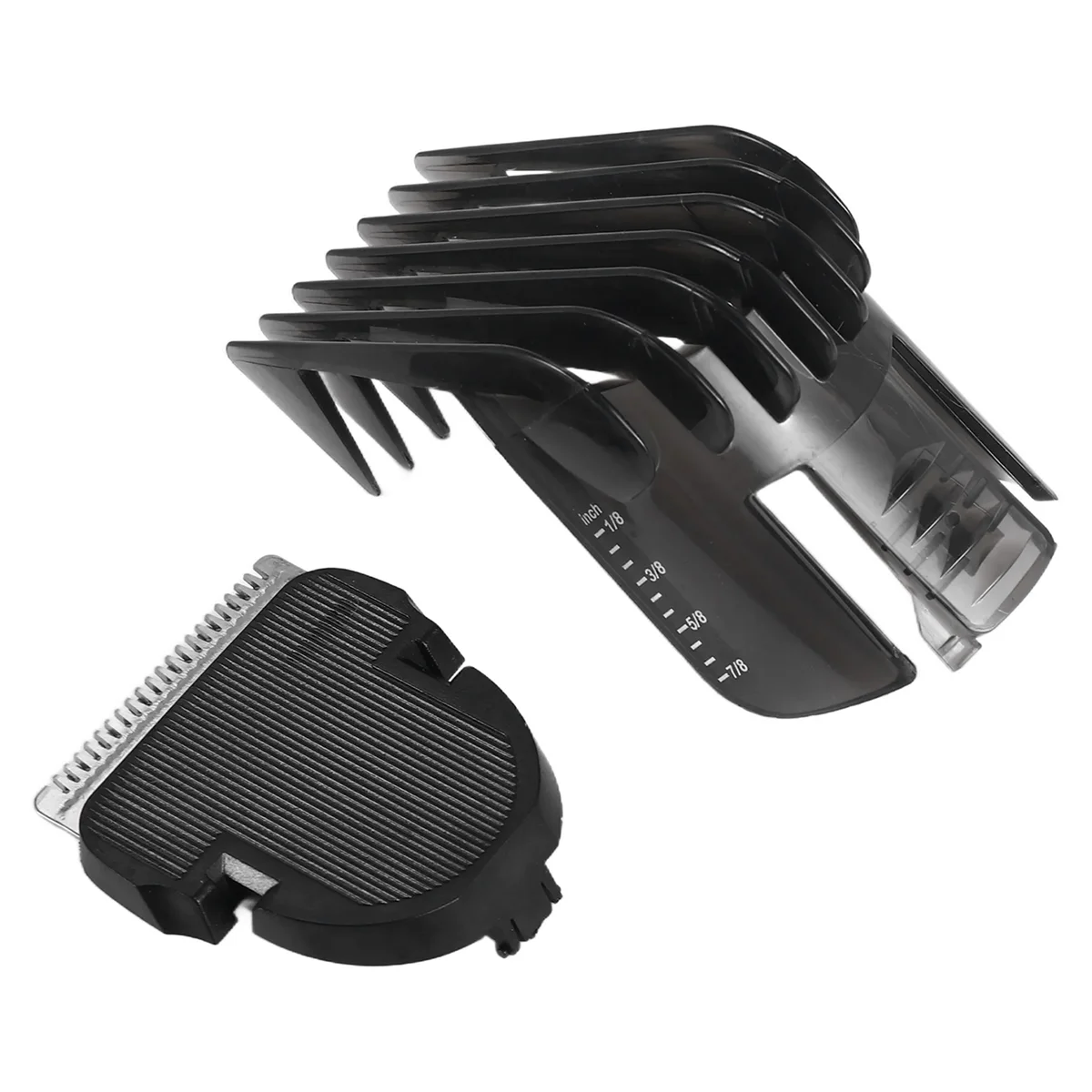 2 قطعة/المجموعة مشط مقص الشعر + قاطع تشذيب الشعر لشركة فيليبس QC5120 QC5125 QC5130 QC5135 QC5115 QC5105N02R