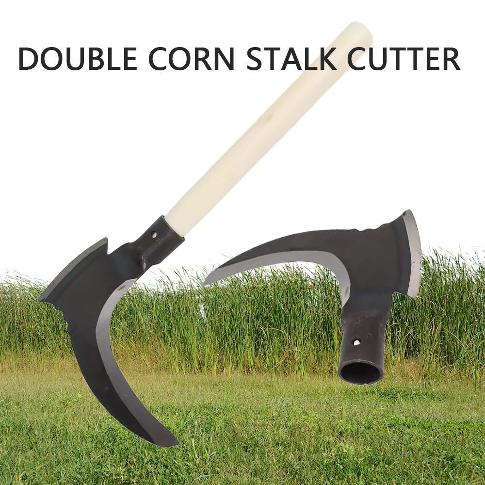 

Double Scythe High Manganese Steel Multifunctional Mowing and Cutting Tool for Gardening