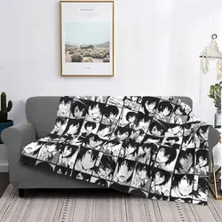Dazai Collage Blanket Velvet Spring Autumn bungo stray dogs anime Portable Ultra-Soft Throw Blanket for Bedding Couch Bedspreads