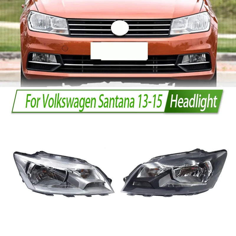

Для Volkswagen Santana 13-15 галогенная фара в сборе, OEM-стиль, цоколь для передней фары, замена Plug & Play