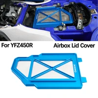 Tapa de caja de aire para Yamaha YFZ450R 2009-2024 ATV, tapa limpiadora de aluminio 2021 2020 450X 2010 2011 6061-T6