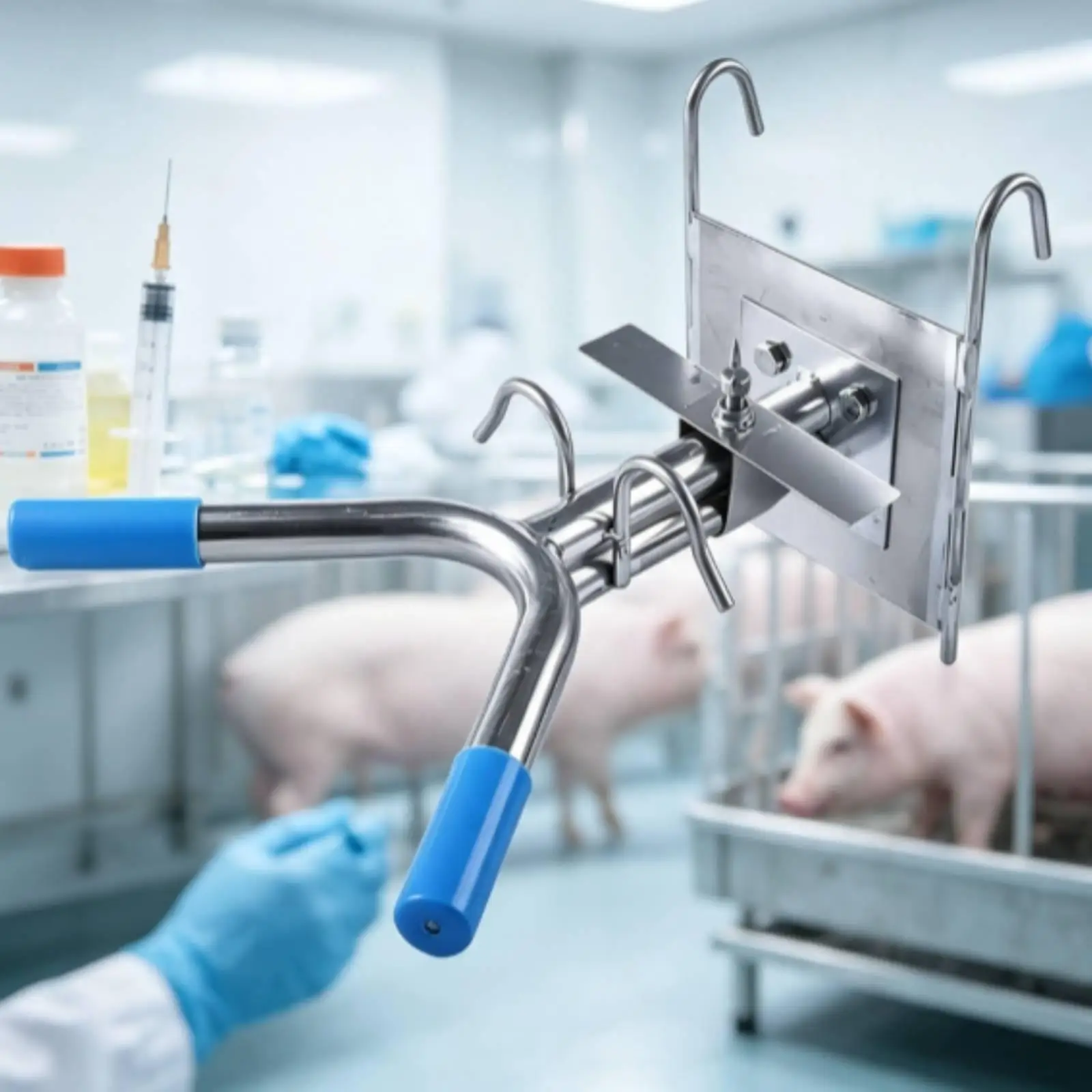 Pig Castration Frame Single-Person Equipment Heavy-Duty for Farm, Barn, Farmers