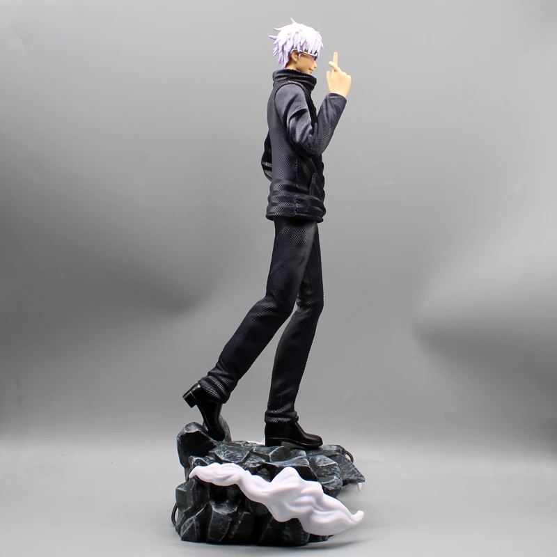 42cm Jujutsu Kaisen Anime Figure Gk Satoru Gojo Resonance Series Glowing Doll Desktop Decoration Model Collection Kids Toy Gifts