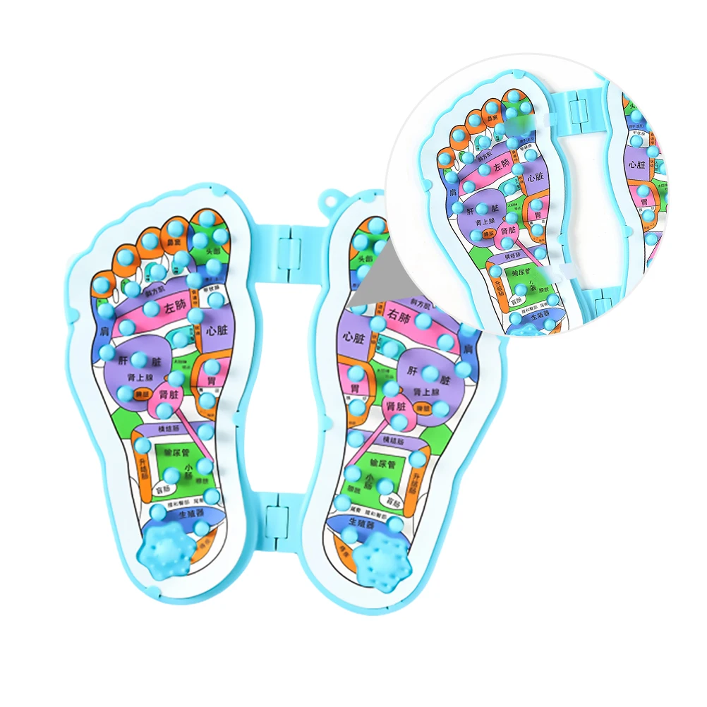 

Foot Massage Pad High Elasticity Acupuncture Mat For Blood Circulation Stress Relief Office Home Pebble Massage Plate