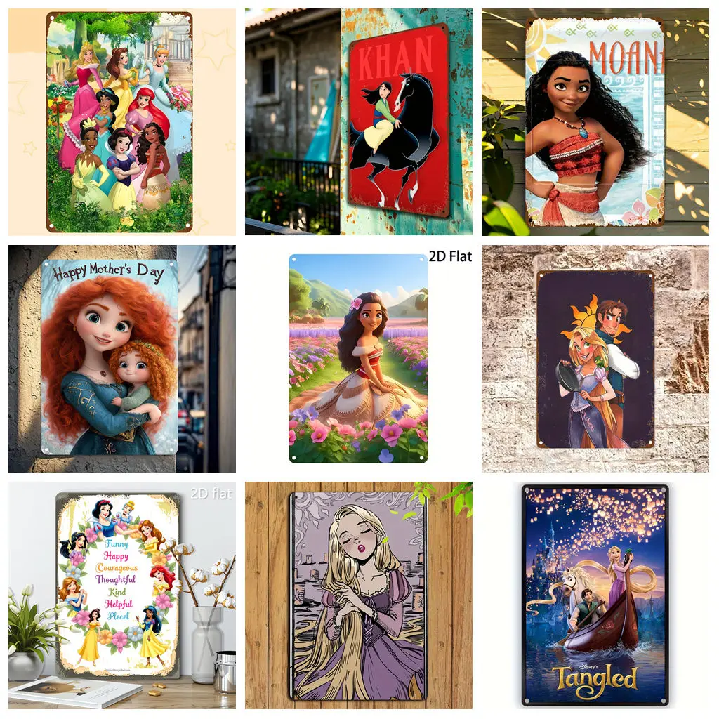 

Miniso Disney Animation Fantasy Bar Metal Sign, Retro Plaque, Sign, Alcohol Drinker, Pub, Club, Kitchen Wall Decoration