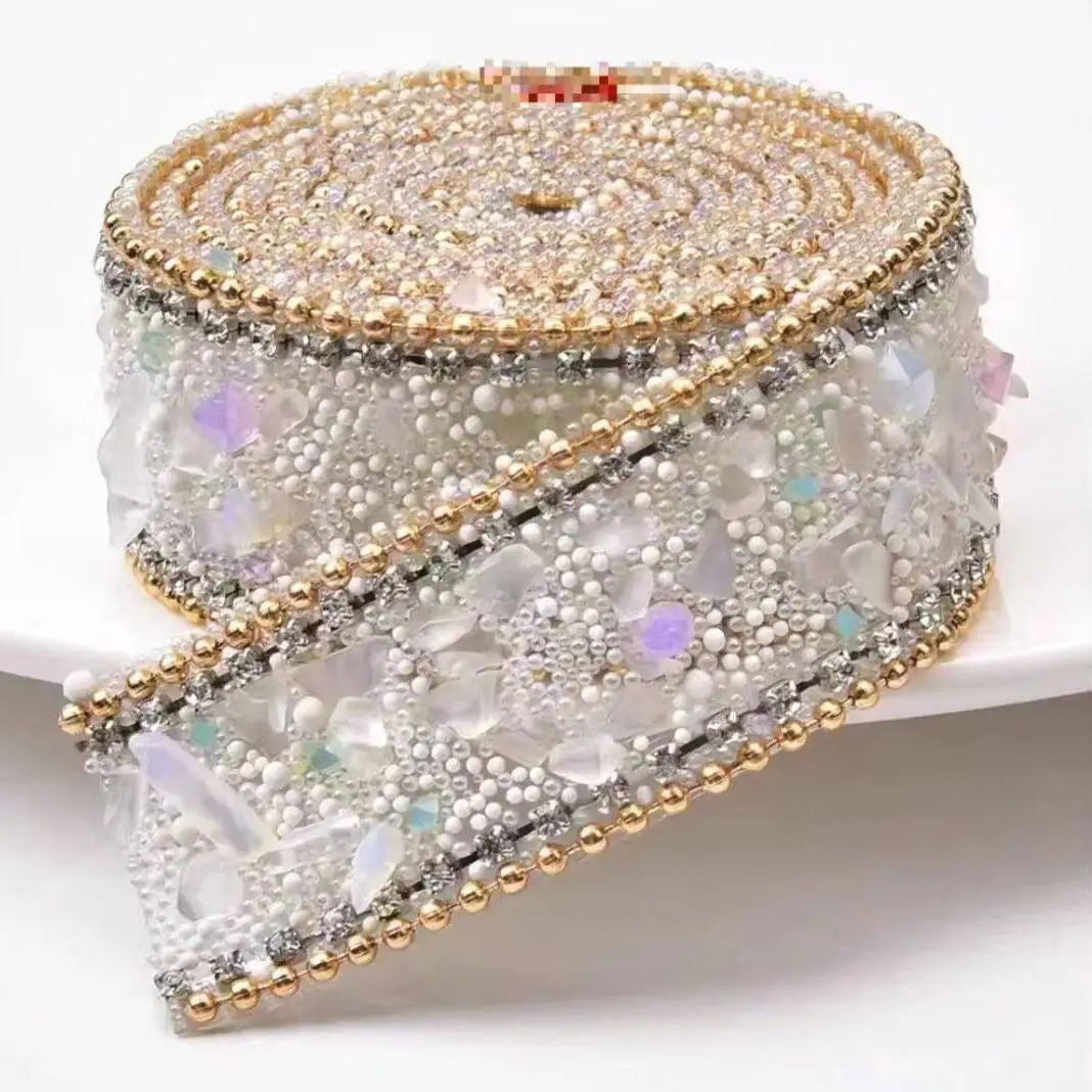 Self-Adesive Hand-Sewn Rinestone Sell Stone Claw Ribbon DIY Cloting Accessories Decorative Materials Cain Back Adesive