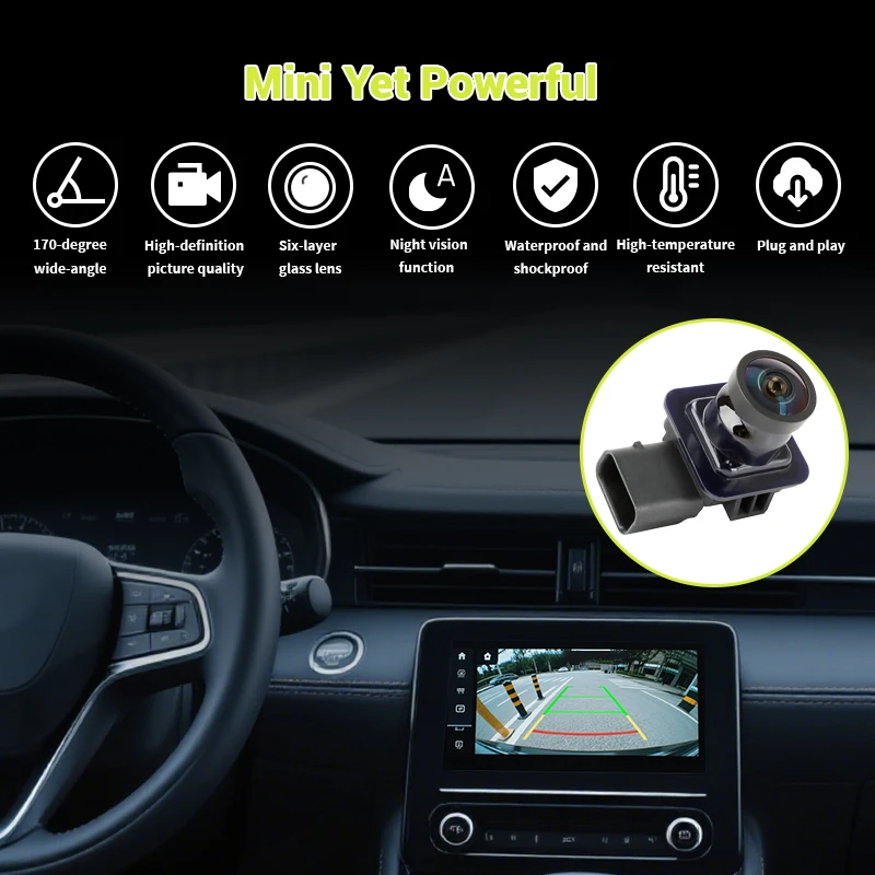 ES7Z-19G490-A Rear View Reverse Backup Parking Camera Compatible For Ford Fusion Mondeo 2013-2016 Night Vision For ES7T-19G490-A