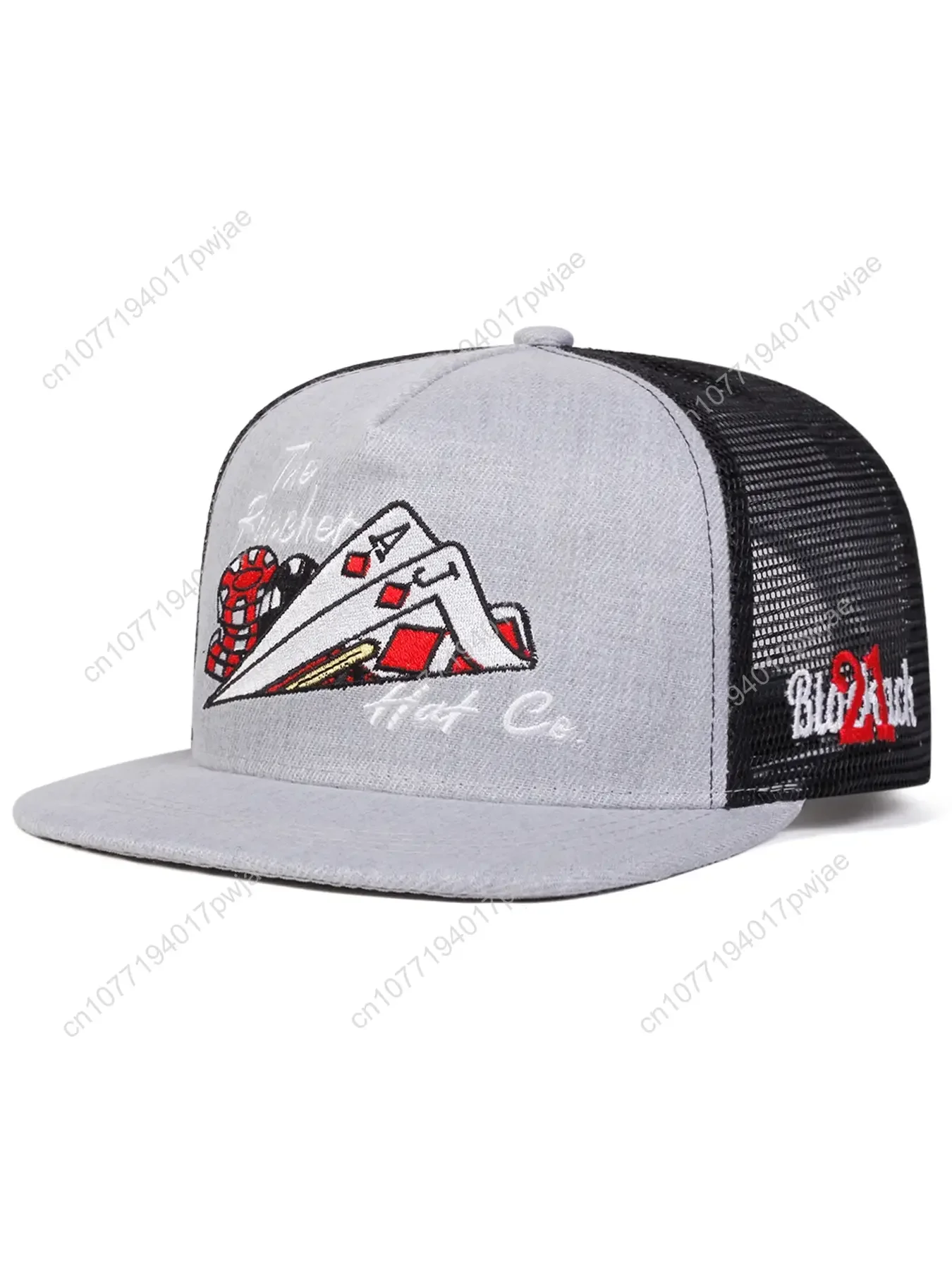 

Unisex Hip Hop Poker Hat, Adjustable Sun Protection Casual Mesh Cap, Perfect Beach Vacation Accessory, Ideal for Travel,