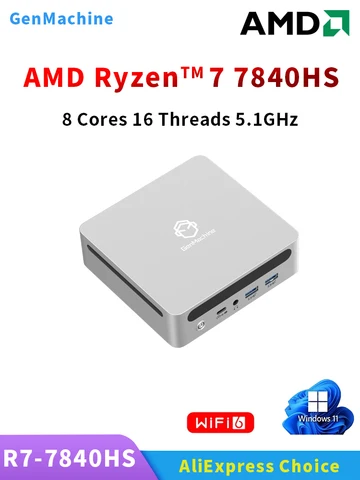 Genmachine ryzen 7 7840hs - купить недорого | AliExpress