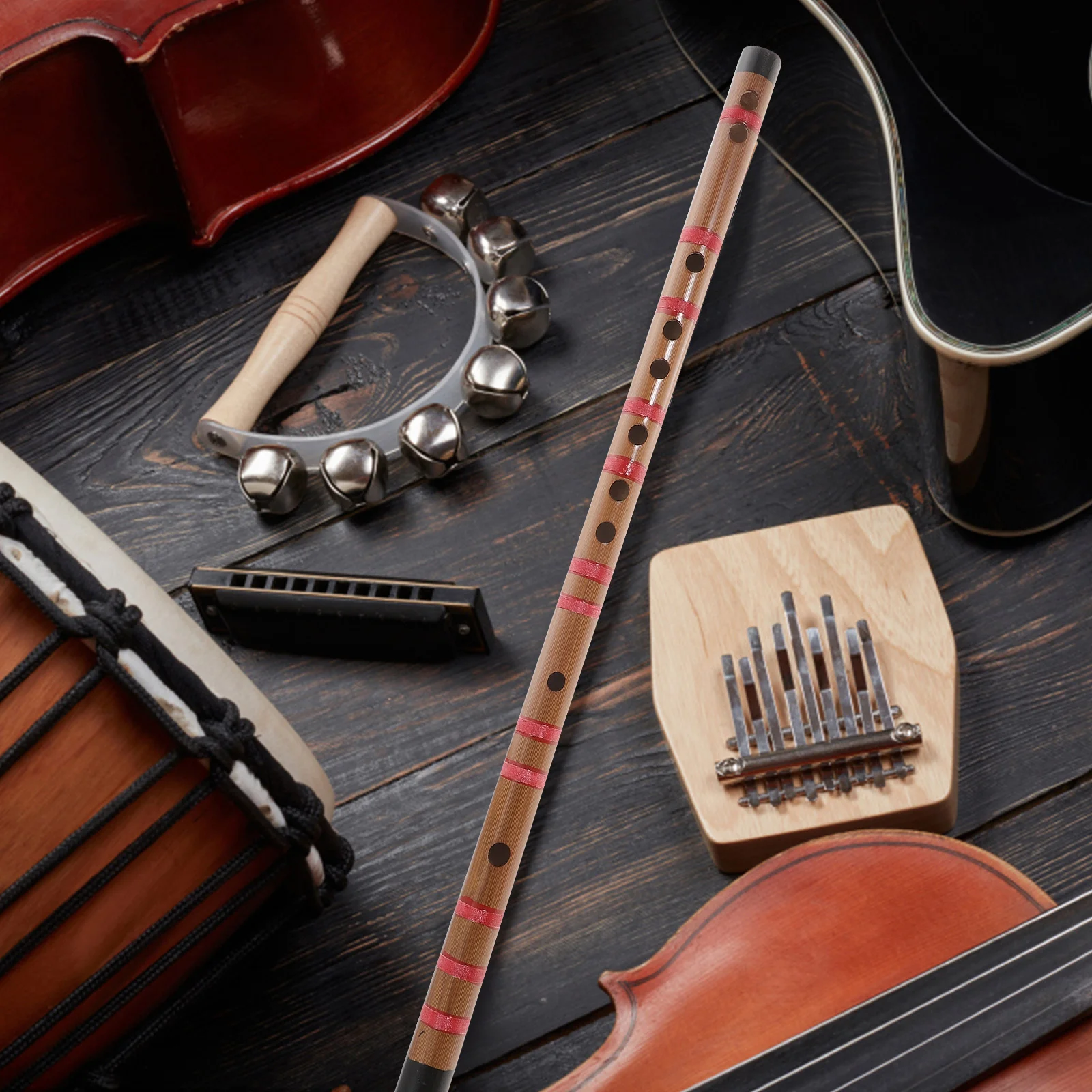 

1 pc Portable Bamboo For Portable Chinese Flute Beginners Students Flute Lightweight Chinese Wooden Instrument