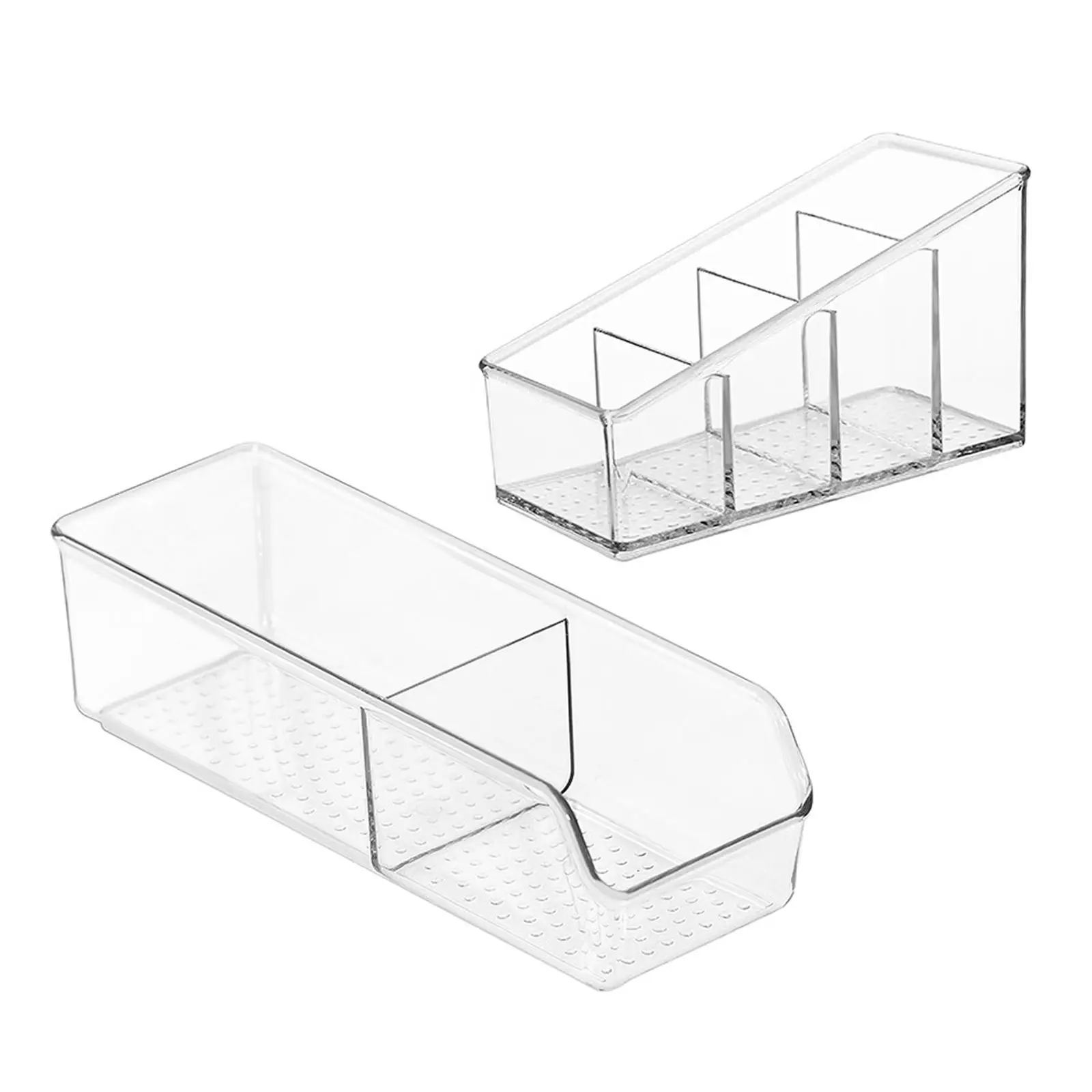 Drawer Storage Case Container Sundries Holder Table Storage Case Divider Grid Tea Caddy Desktop Organizer for Kitchen Dorm