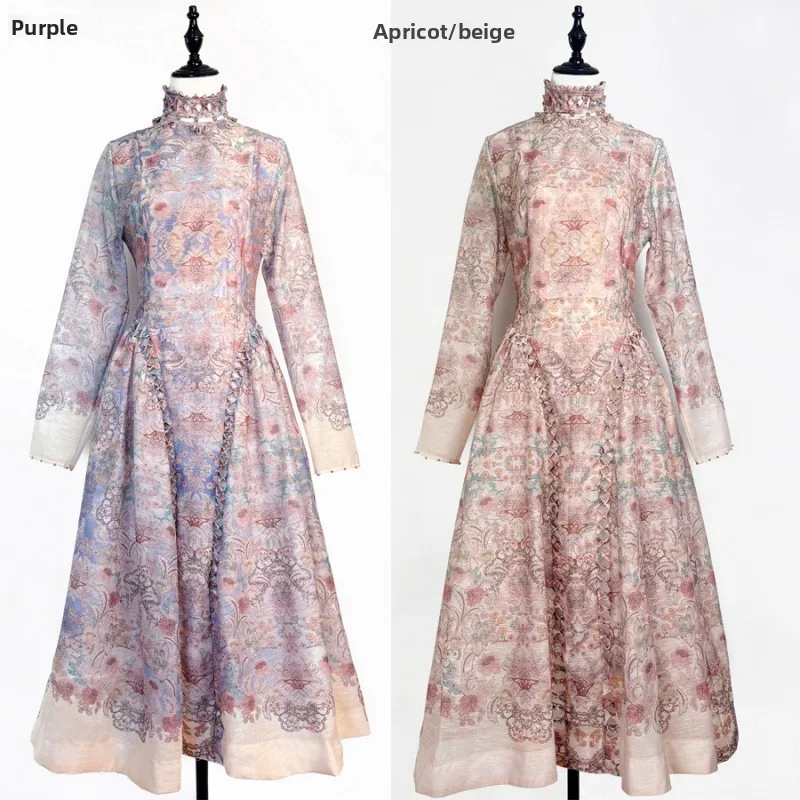 Jupe parapluie bouffante à motifs floraux bleus, mi-longue, perles, broderie lourde, tulle, patchwork, taille haute, rue, velours...