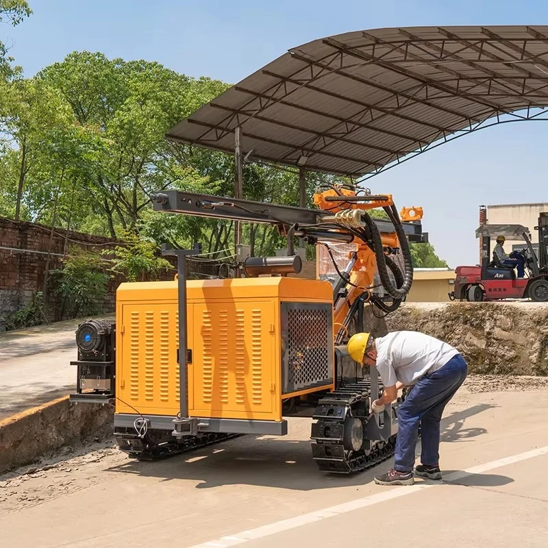 Best Seller 40m Depth Borehole Mine Drilling Rig with Engine Gearbox Pump Motor Bearing Core Components