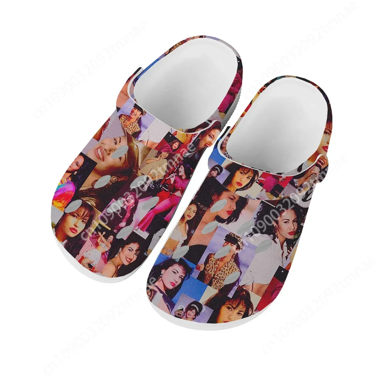 

Singer Selena Quintanilla Home Clog Mens Women Youth Boy Girl Sandals Shoes Garden Custom Breathable Shoe Beach Hole Slippers