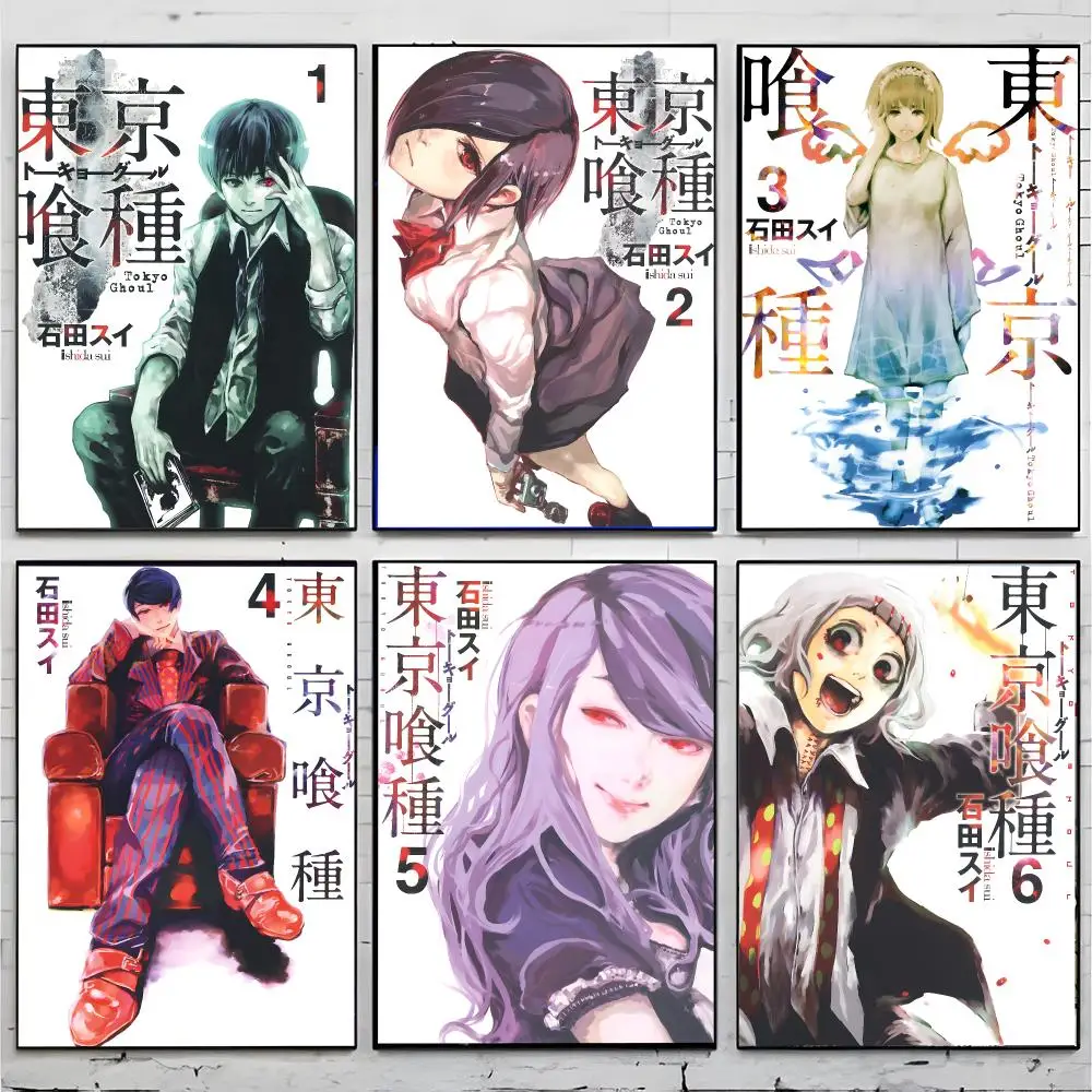 manga darkfantasy Tokyo Ghoul Poster Premium Decor Art & Gift for Household Lounge Home Ornaments