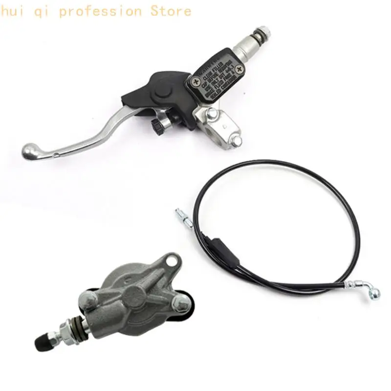 Dirt Bike Ersatz-Hydraulikbaugruppe mit Hebelzylinder, Slave-Einheit und Schlauch, Motorrad-Reparatursatz mit Metallsteuerung – Detail 8