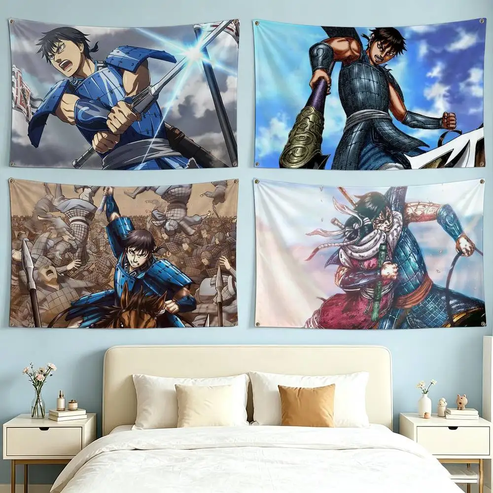 Anime K-Kingdom Xin  Flags for Bedrooms Home Decor Items Outdoor Decors Garage Decoration Flaga
