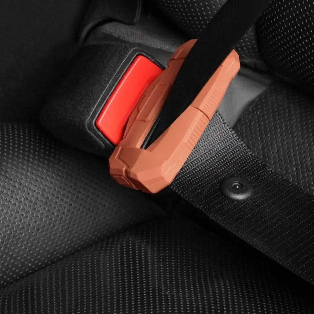 2 pcs Anti Scratch Belt Buckle Covers Silicone Case Snap Protector Seat Belt Clip 2 pcs Anti Abnormal Noise Protective Cover