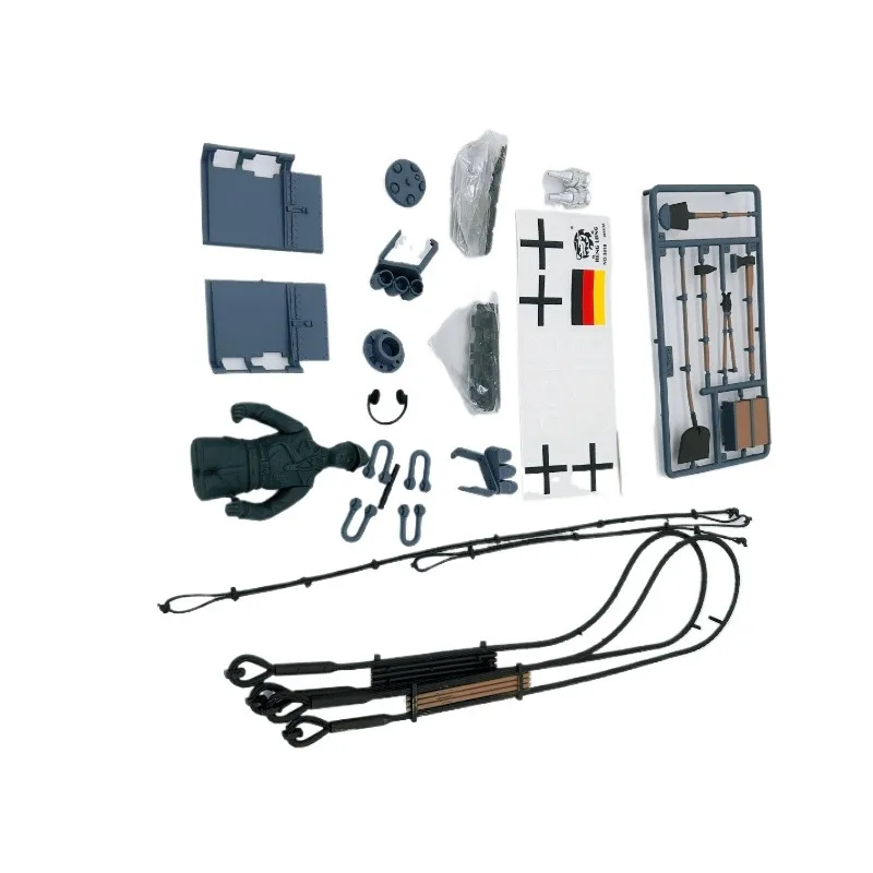 1/16 Henglong Tank 3818 Tiger Self Assembly Parts（Excluding remote-controlled tanks）