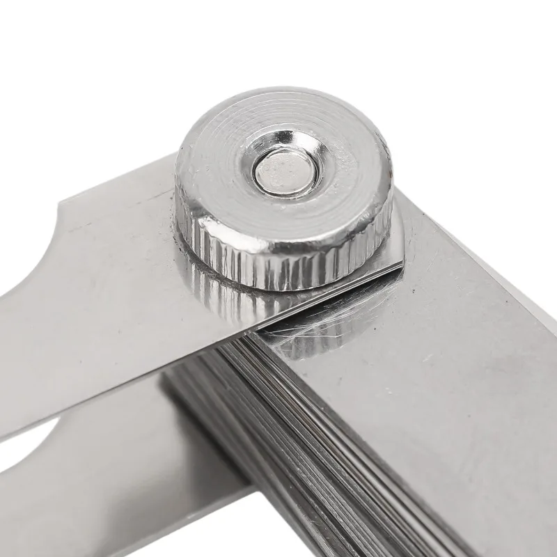 Spessimetro in acciaio inossidabile Spessimetro Spessimetro Spessimetro Strumento di misurazione dello spazio imperiale metrico universale Misurazione dell'hardware del tubo