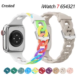 Bracelet en silicone pour Apple Watch Band, 40mm, 44mm, 45mm, 41mm, 49mm, 42mm, 46mm, 38mm, Bracelet Correa iWatch Series 10, 9, 8, 7, SE, 6, Ultra 2