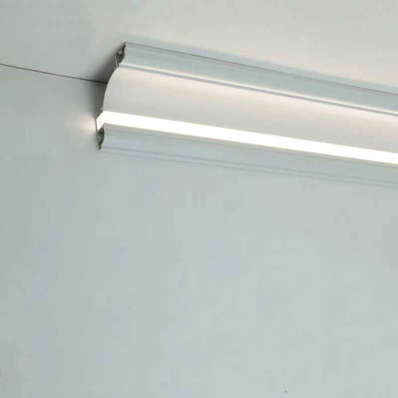 

Aluminum Profile Plaster Linear LED Strip Light Luminous Free Ceiling Project Shaded Top Corner Aluminium Profile Strip