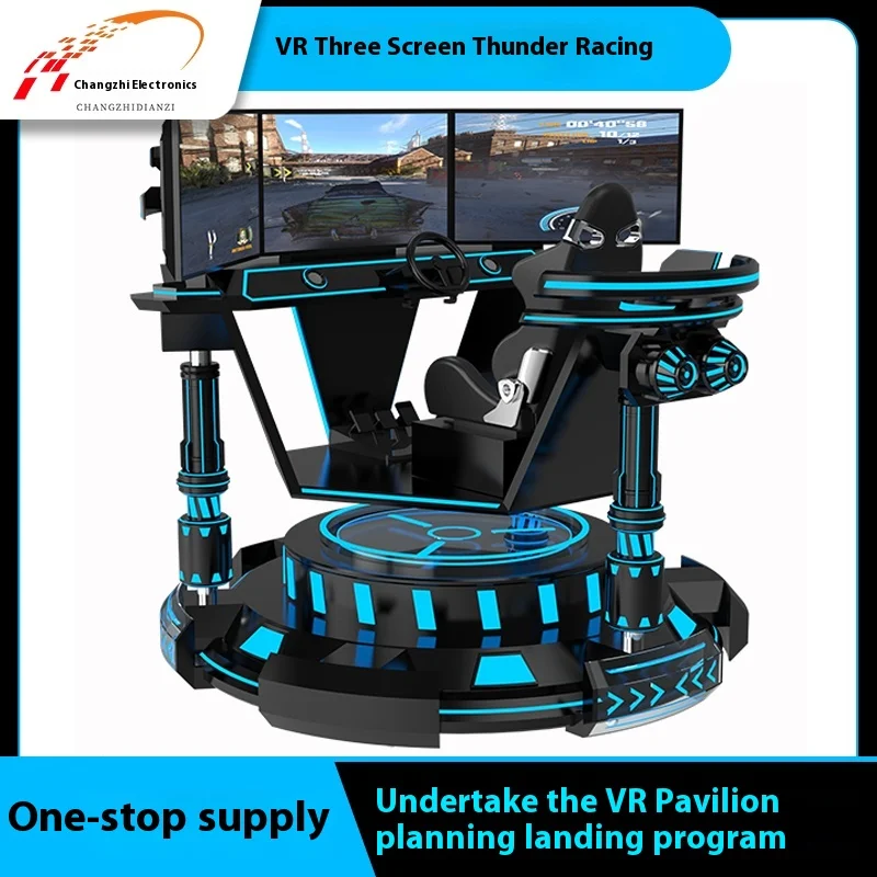 3D Virtual Reality Racing Simulator Six-Axis Dynamic Traffic 360-Degree Vr Equipment Large Playground Indoor Home Shopping Mall