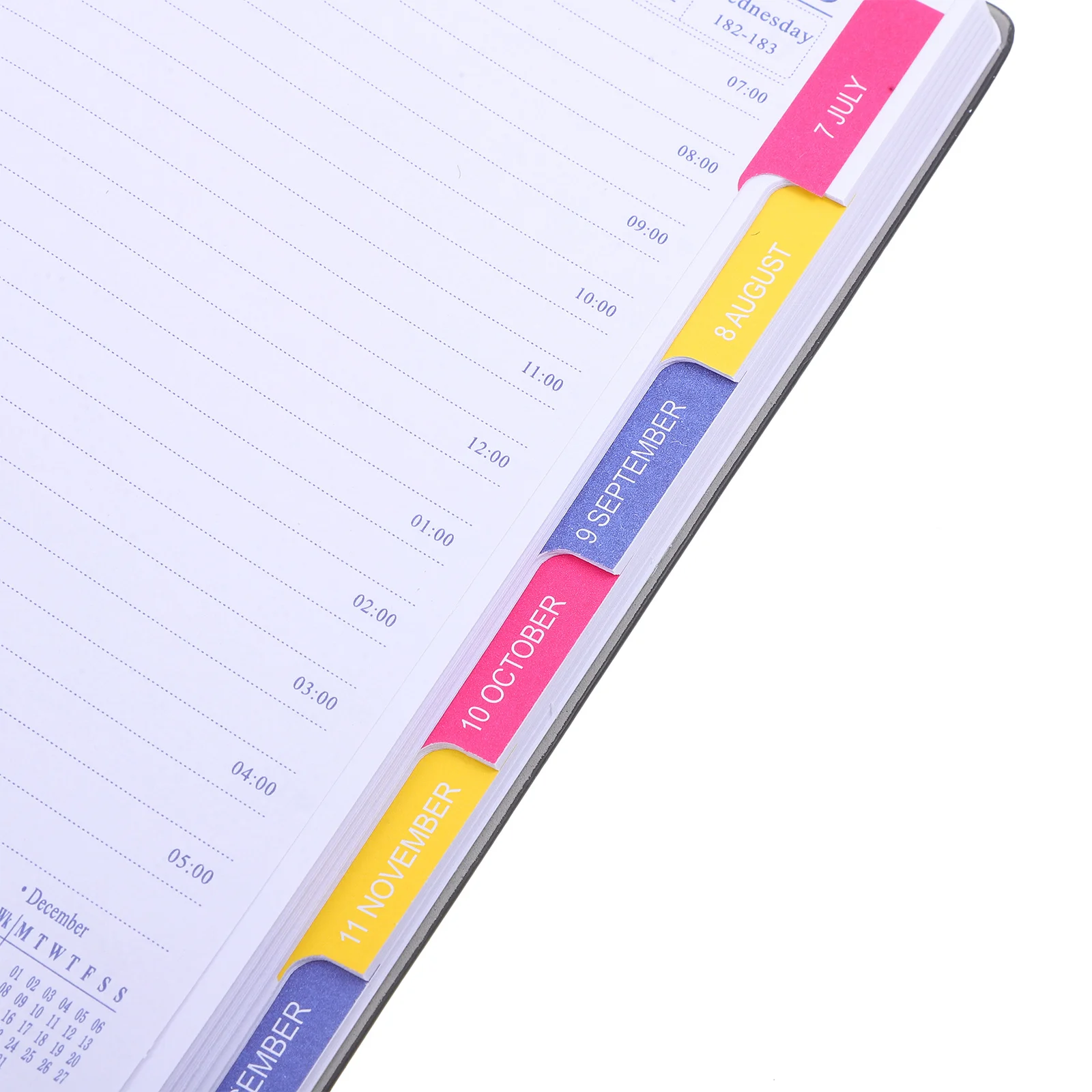 2026-Planer, englisches Notizbuch, weicher Einband, PU-Tagebuch, 12-Monats-Kalender, Gewohnheits-Tracker, wöchentlicher Monatsplaner, Tagesplan