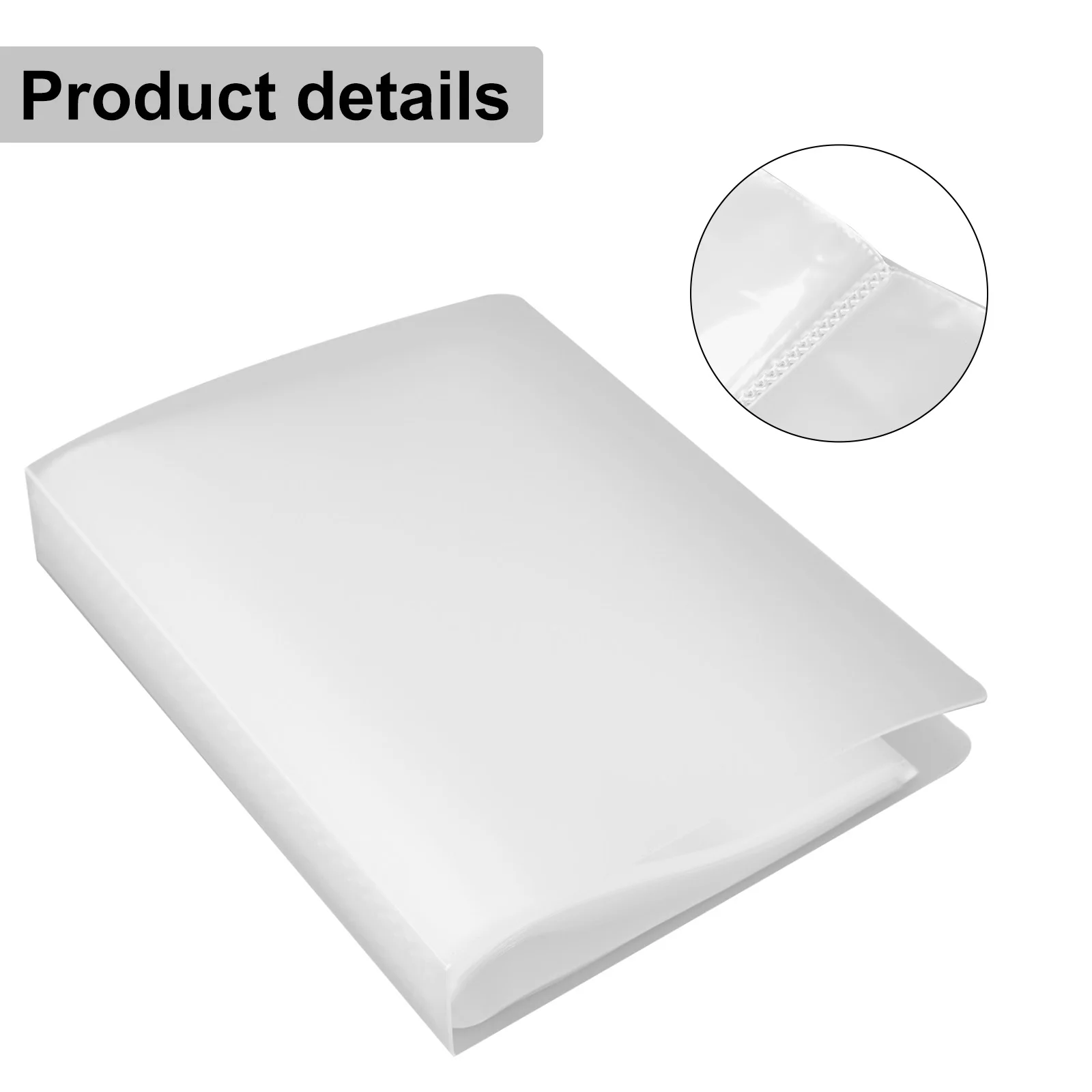 16.1cm Height Clear Photo Album PP Material Photo Protection Portable Photo Album Compact Design Easy To Insert Photos