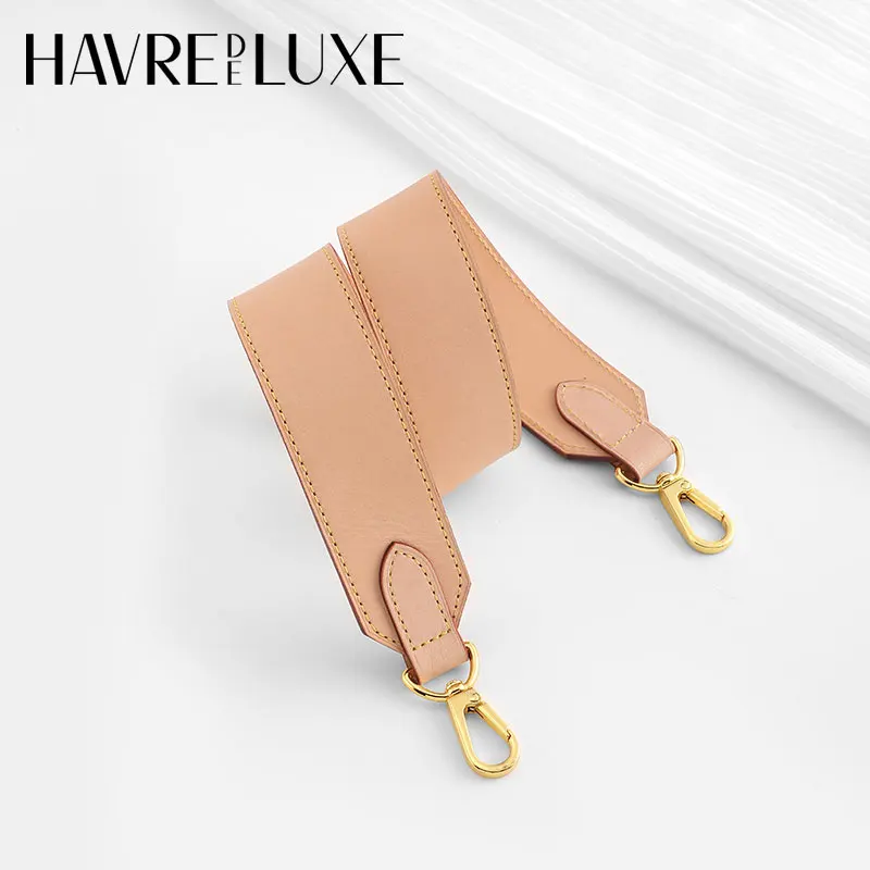 Bag Strap For Lv Neverfull Bag Decompression Wide Shoulder Strap Transformation Bucket Bag Armpit Color Changing Cowhide Strap