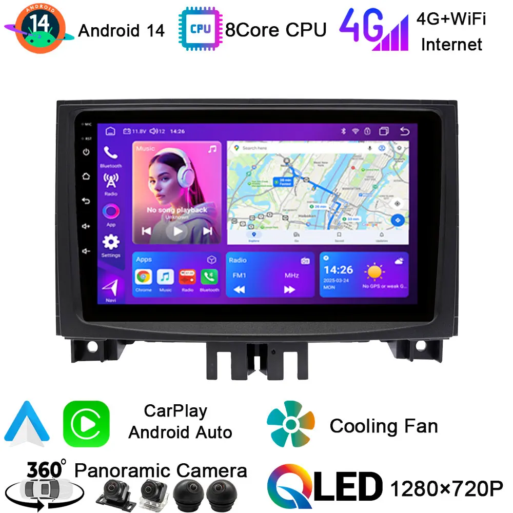 Android14 Car Multi…