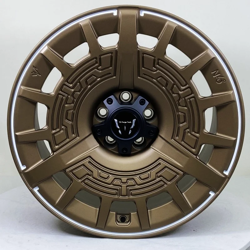 

Source Factory Direct Sale Custom Forged Aluminium Alloy Passenger Car Wheels Hubs Rims Sports Car Bronze Gold One Piece