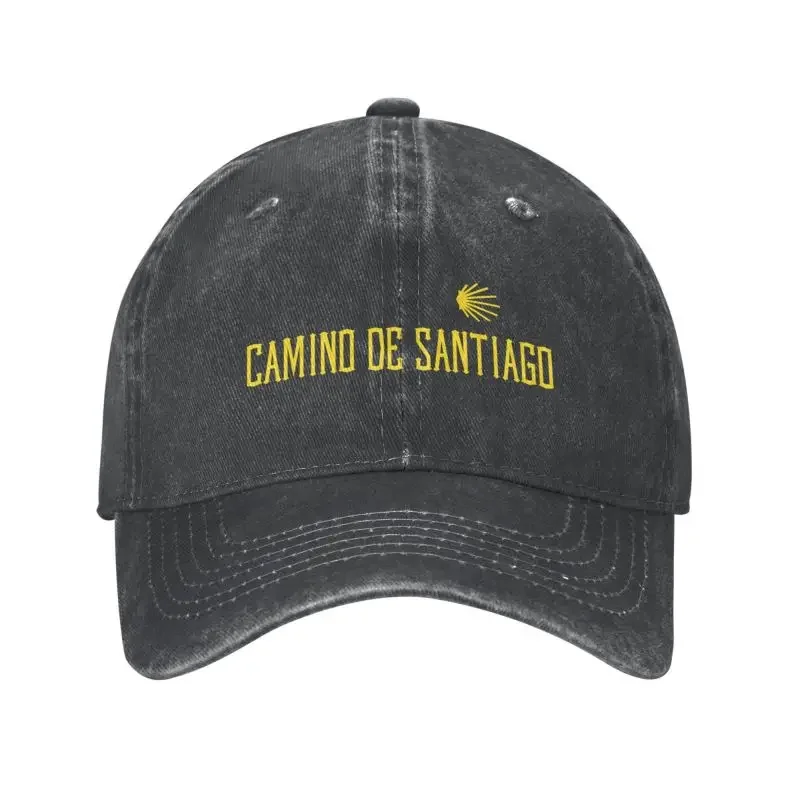 Personalized Cotton Camino De Santiago Compostela Peregrino Baseball Cap Women Men Adjustable Dad Hat Sports