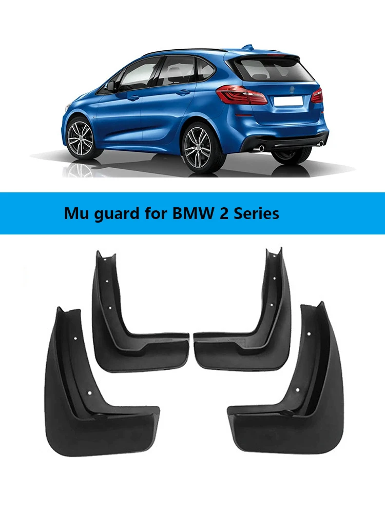 

PP Mudflaps For BMW 2 series 2015-2020 F22 F45 Splash Guards Mud Flaps Front Rear Mudguards Fender