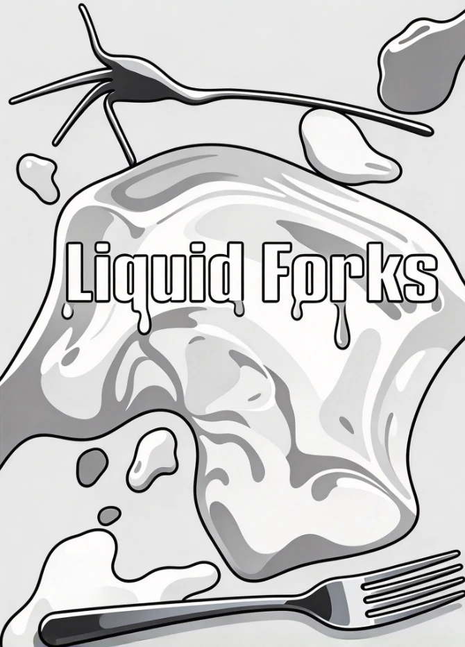 Liquid Forks 10 Metal Forks Bending Magic Trick Visual Spoon and Fork Bending Mentalism Gimmick for Magicians Props