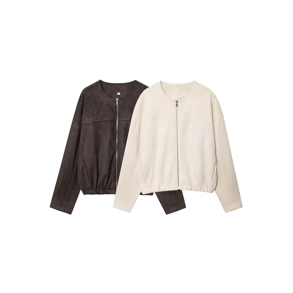 

Осенняя новая женская модная куртка-пилот с бархатным эффектом, пальто